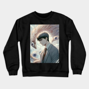 Anime Wonderland: Whimsical Art Prints Featuring Manga-Inspired Designs for Otaku Bliss! Crewneck Sweatshirt